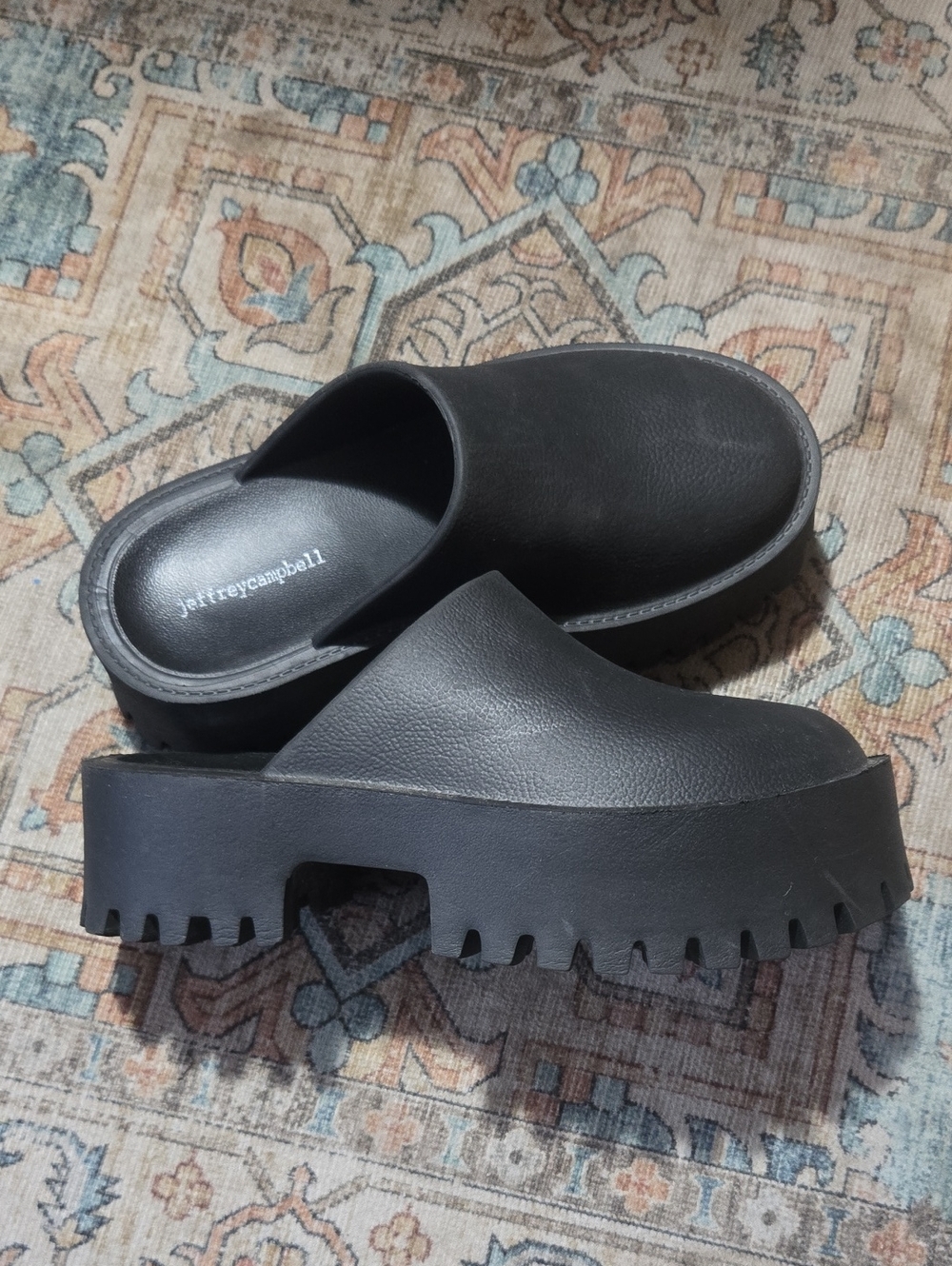 Jeffrey Campbell Slip-on Lug Sole Mules